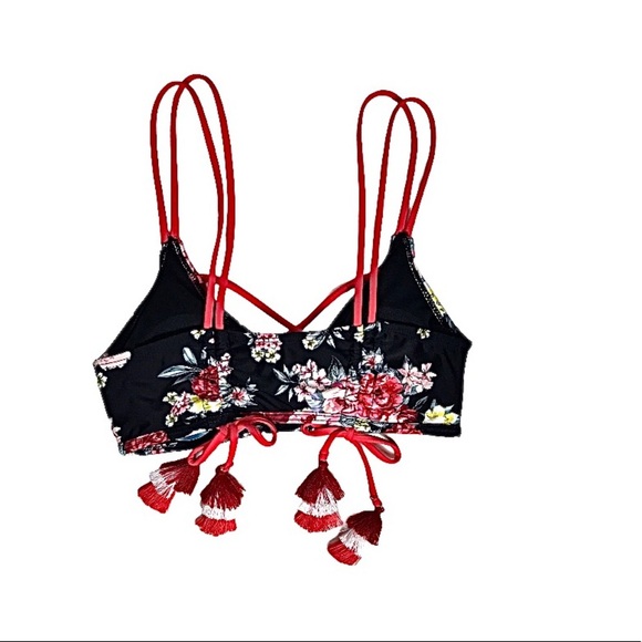 NWT Decree Floral HighWaist Cheeky Bikini Swimsuit - Picture 6 of 16